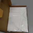 Amazon Basics Hypoallergenic Protector Cover Pillowcases - 21 x 55 Inches, Body Size, White, Pillows Not Included