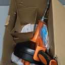 Drain Auger, Clog Remover with Drill Adapter, 25 Feet Flexible Plumbing Snake Use Manually or Powered for Kitchen, Bathroom and Shower Sink, Comes with Gloves (orange)