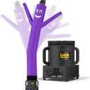 LookOurWay Air Dancers Wacky Waving Inflatable Tube Man Set - 7ft Tall Advertising Air Dancer Waving Man Inflatable Tube Guy with Sky Dancer Blower - Purple