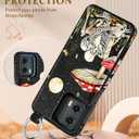 Shorogyt for Moto G 5G 2024 Wallet Case with Card Holder - Designer Mushroom Skull Pattern Kickstand Magnetic Clasp Back Flip Folio Leather Phone Cases for Women Men Girls for Moto G 5G 2024