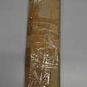 PATIKIL 14 x 3 Inch Door Air Vent Cover, Aluminum Grille Ventilation Cover Louvered Diamond Hole with Mounting Screws for Cabinet Wardrobe Door, Black