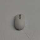 Lenovo Bluetooth Silent Mouse (WL300) - 5 Button Computer Mouse with Silent Left & Right Click  Sculpted Grip, Microsoft Swift Pair, Up to 1600 DPI (White)