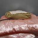 Herside Pink Satin Comforter Set 7 Pieces Queen Size Bed in a Bag Luxurious Satin Bedding Set with Comforter Pillowcases and Sheets Sets Mini Pompoms Design Super Soft Silky Bed Set for All Seasons