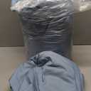 Cottolester Boho Comforter Set King Size Light Blue Comforter Set 8 Piece Bed in a Bag Striped Paisley Bedding Sets