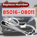 Rear Left Driver Side Sliding Door Cable Kit Set w/o Motor Compatible with Toyota Sienna 2011 2012 2013 2014 2015 2016 2017 2018 2019 2020 85015-08010 85015-08011