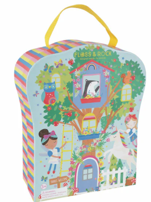 Floss & Rock 43P6396 Enchanted Tin Tea Party Playset, Set of 7, Multicolor, 17 x 17.5 x 9.5cm
