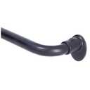 Sunzero Black Wrap Curtain Rod, 48-86"