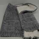 Non Slip Fuzzy Pet Couch Covers for Sofa, Washable Couch Cushion Covers for Large Dogs (27in*59in, Grey)