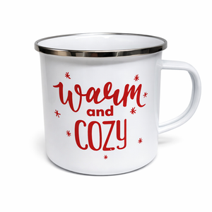 Baderke 12 Pcs Christmas Glass Mugs Set 12 oz Christmas Coffee Mugs with Handle Snowman Snowflake Coffee Cup Xmas Tree Santa Claus Cup for Hot Chocolate Women Men Gift (Xmas)