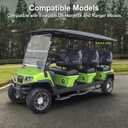 Golf Cart Phone Holder Wallet Holders, for Evolution Golf Cart Accessories 2025, Large Capacity No Divider, Compatible with Evolution D5 Maverick and Ranger Models (Carbon Fiber Color)