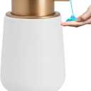Soap Dispenser Ceramic with Easy-to-Press Pump Hand Lotion Liquid Dispenser for Shampoo Bathroom Kitchen 12 oz