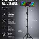 DJ Lights with Stand, 5in1 DJ Light Kit for Party Wedding Stage