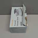 PIOMATIC Travel Iron Mini with Steam for Clothes with Dual Voltage, Portable Mini Ironing Machine with Non-Stick Soleplate, Small Iron for Sewing, Quilting and Handcraft