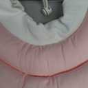 IDOMIK Dog Recovery Collar, Waterproof Soft Dog Cone After Surgery, Comfy Protective Elizabethan Collar Alternative for Dogs Cats, Adjustable Pet Neck Donut Cone Anti-Licking Biting Wounds,Pink,3XL