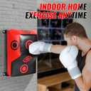 INNOLIFE Wall Mount Uppercut Bar Boxing Bag EVA Sandbag MMA Training Punching Target Aiming Point Black Red