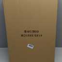 Abstract Floral Botanical Wall Art 16x24 Inch 3 Piece Black Vintage Boho Plant Flower Minimalist Wood Frame Sign Home Living Room Family Office Mid Century Print Wall Hanging Decor (Black)