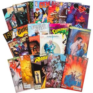 20 Assorted Comic Book Collection- Evenly Split Between Marvel, DC, and Indie Faves - All Different, Unread, No Dupes - Superman, X-Men, & More - Great Holiday Set for Any Superhero Fan