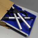 Yocada Snow Shovel for Driveway Home Garage Snow Removal 55 inch Long with D-Grip Handle Aluminum Strip Large Capacity Shovel for Garden Car Camping Outdoor (Color One)