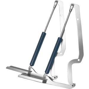 2 Pack Deck Box Hinge Replacement for Keter Outdoor Storage Box Made of Galvanized Steel