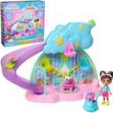 Gabby's Dollhouse Kitty Care Ear Purrfect Playroom  17-Piece Playset with 4 Toy Figures, Dollhouse Furniture, Doll Accessories & Baby Doll Stuff for Kids Ages 3+