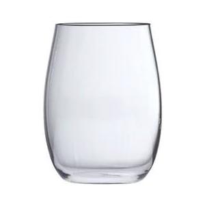 Fortessa Outside Copolyester 15 Ounce Stemless Red Wine Glass, Set of 6