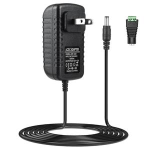 LightingWill 12V Power Supply, 24W Power Adapter, 110V AC to 12V 2A DC Power Supply, Wall Plug Transformer for 12 V Devices with 5.5/2.1mm DC Connector