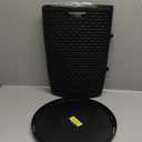 Vababa 40 L Tall Plastic Laundry Basket, Plastic Clothes Laundry Hampers, Black