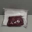 LARACE Plus Size Tops for Women 3/4 Sleeve Shirts Tunic Tops Loose Fit Basic Lady Clothes (4x-Large, Burgundy)