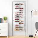 Whitmor Over The Door Shoe Shelves - 26 Sections - White