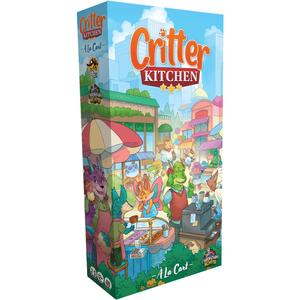 LUCKY DUCK GAMES Critter Kitchen A La Cart Expansion | Strategy Games | Chefs Compete for a Restaurant Critic | 1-7 Players, Ages 12+