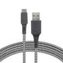 Cell Candy 10 ft Braided Charge & Sync Cable For USB C to USB