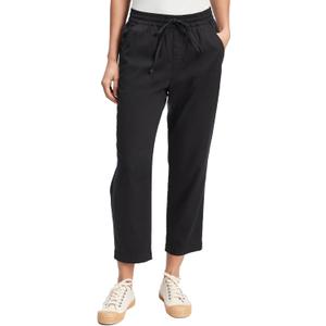 Gap Women's Easy Straight Pull-on Pants (Medium Tall, True Black)