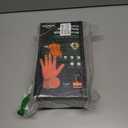 TitanFlex Thor Grip Heavy Duty Industrial Orange Nitrile Gloves with Raised Diamond Texture, 8-mil, Latex Free, Powder Free (Large (Pack of 100))