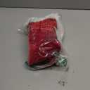 Christmas Party Sexy Dresses- Womens Off The Shoulder Long Sleeve Fur Trim Velvet Ruched Bodycon Club Mini Dress M