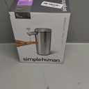 simplehuman 9 oz. Touch-Free Automatic Rechargeable Sensor Pump, Brushed Stainless Steel, New