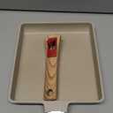 AIKENBBKK Nonstick Tamagoyaki Pan Large, Japanese Omelette Square Egg Pan Nonstick, Detachable Handle, PFAS & PFOA-Free, Oven Safe, 9" x 8.2" (White)