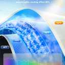 Upgraded Nmoiss Windshield Sun Shade Umbrella [Ice Rib] High Speed Cooling 99% UV Blocking Protects Car from Sun and Heat Damage, Keeps Cool and Protects Interior Large (61" L x 35" W)