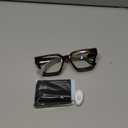 livho Oversized Eyewear Frame for Woman and Men - Rectangle Fashion Glasses for Computer, Chic Preppy Frame (*Coco Tortoise)