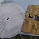 Kaleurrier Black Salon Chair Reclining: Professional Hydraulic Barber Chairs with Headrest and Footrest - Adjustable Heavy Duty Styling Chair for Home Hair Beauty Salon Massage Barbershop Tattoo (Black Leather Black Frame)