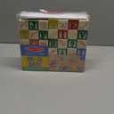 Melissa & Doug Deluxe Wooden ABC/123 1-Inch Blocks Set with Storage Pouch (50 pcs)