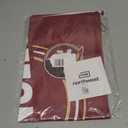 Northwest NCAA Florida State Seminoles Golf Towel, Official Licensed Microfiber Waffle Fabric, Absorbent 16x25 in Club Cleaning Accessory, Droplets Design