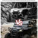 Front Bumper for Honda Talon 1000, Heavy Duty UV-Resistant Powder Coating Combined Front Bumper Brush Guard Protector for Honda Talon 1000R 1000X 1000X-4 2019-2025 Accessories