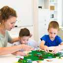 2 x Flechllary 3ft DIY Felt Christmas Tree for Toddlers, Set Plus Snowman Advent Calendar with 33 Removable Ornaments, Wall Hanging Xmas Gift for Kids with String Lights (Batteries Not Included)