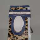 Itzy Ritzy Travel Wipes Case - Reusable Wipe Pouch Take & Travel Pouch Holds Up To 30 Wet Wipes, Includes Silicone Wristlet Strap, Leopard (9.5x1x5.5 Inch (Pack of 1)