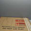 VocalStar Silver Bathroom Mirror for Wall, 24 x 32 Inch Square Corner Rectangle Nickel Metal Framed Bathroom Vanity Mirrors, 1/4-inch Shatterproof Glass | Ultra-Flush Hanging