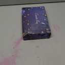 Wedama Makeup Bag Gift for Women, Double-layer Cosmetic Bag with Jewelry Storage and Brush Holder 3 Pcs Velvet Makeup Organizer Bag Gift Set Travel Toiletry Bag for Women Girls, Blue