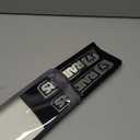 FANMATS NFL - Las Vegas Raiders 2 Piece Heavy Duty Alumnium Truck Emblem Set, Black, 1.75" x 8"