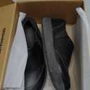 Amazon Essentials womens Comfortable Slip Resistant Service Shoe (8.5, Black)