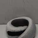 Travel Neck Pillow with 100% Pure Memory Foam, G-Shape, Includes Eye Mask & Ear Plugs, Ergonomic Design for Airplane, Car & Office, etc, Beige Gray