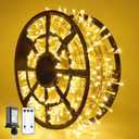 JMEXSUSS 1000 LED Warm White Christmas String Lights with Remote, 8 Modes Plug-in for Indoor Outdoor Bedroom Garden Yards Thanksgiving Party Holiday Wedding Deco